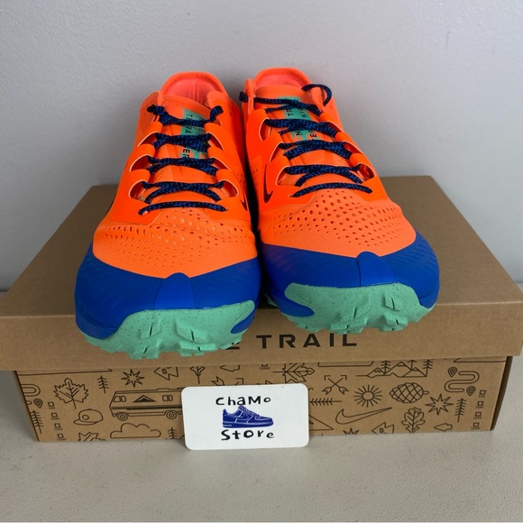 Nike Air Zoom Terra Kiger 7 Athletic Orange Trail Running Shoes Men Sz - Picture 2 of 10